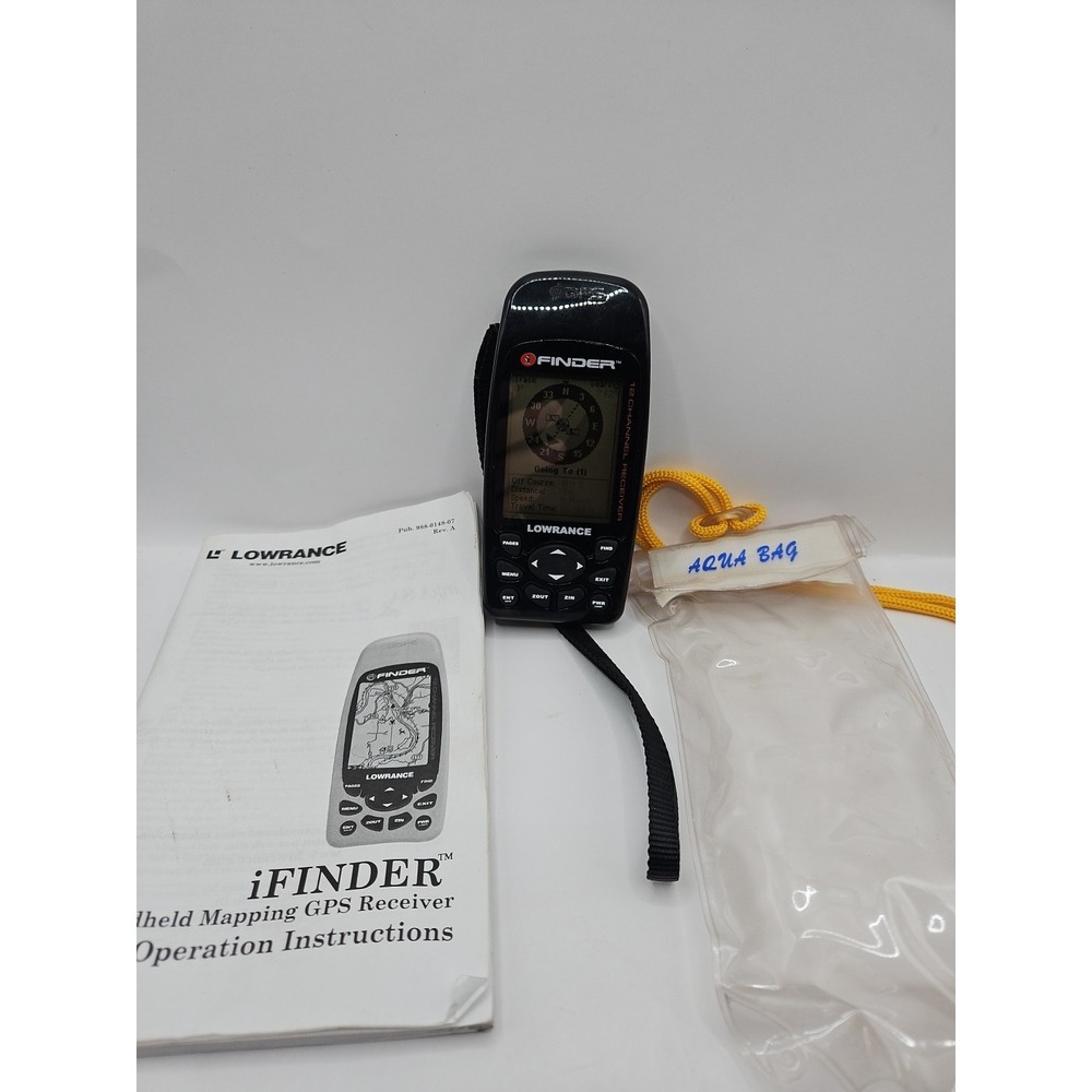 Vintage Lowrance iFINDER Handheld GPS Receiver - Excellent with Manual